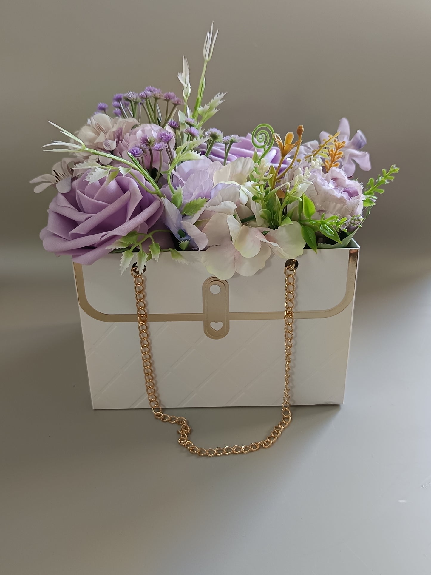 Sac floral violet
