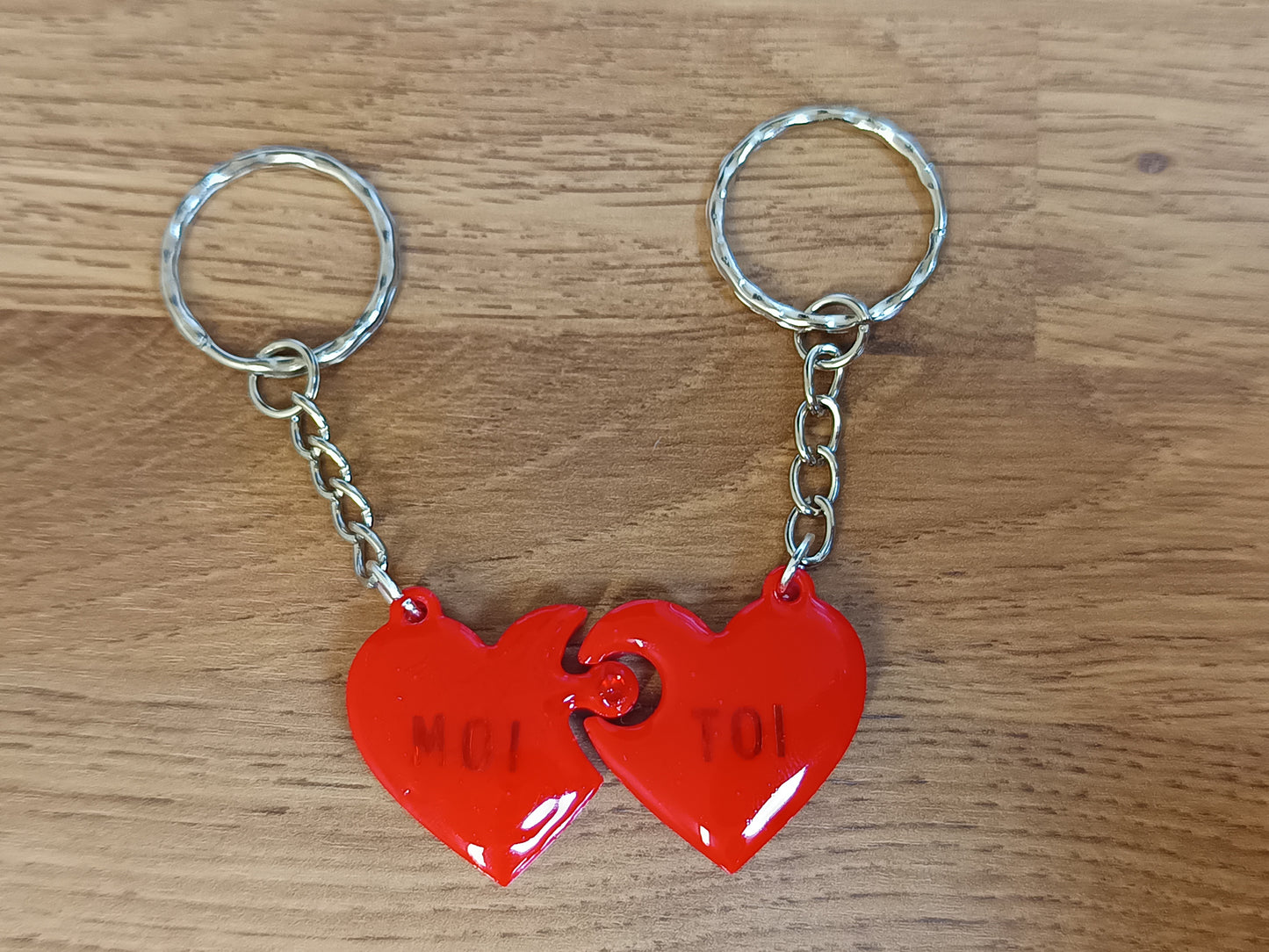 Porte clé coeur