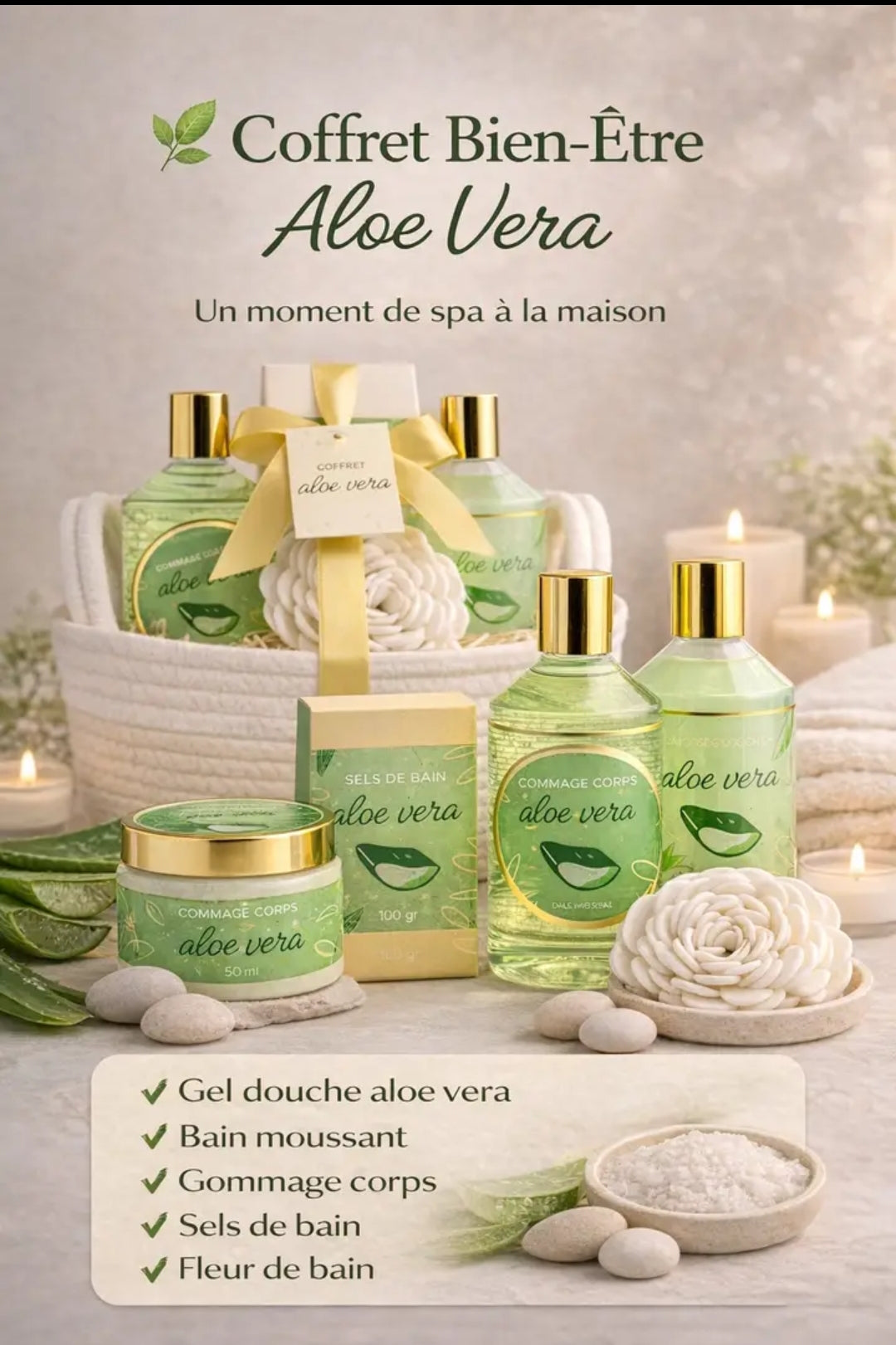 Panier corps & bain aloe Vera