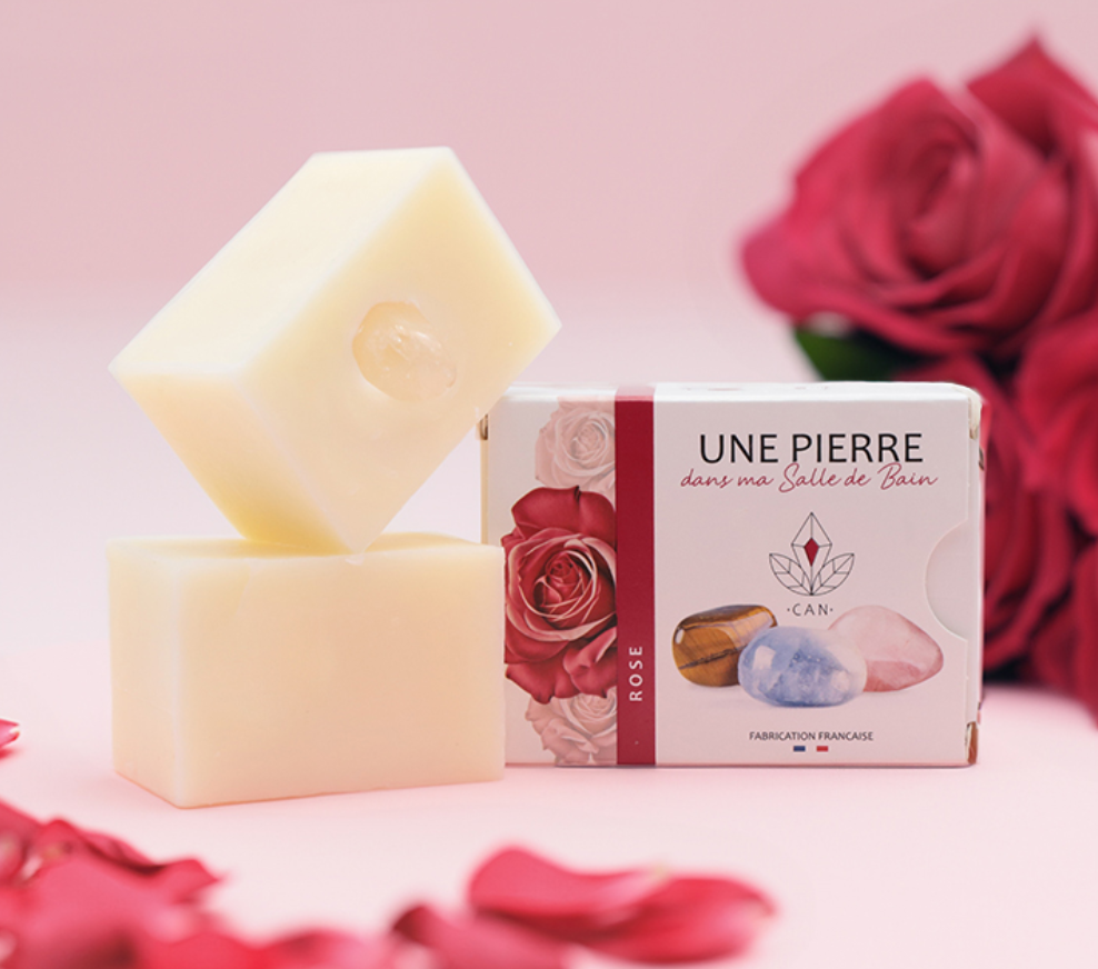 SAVON ROSE (1 PIÈCE)