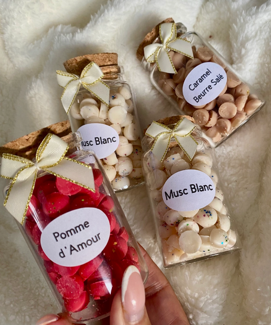 Bouteille de billes fondantes fraises des bois
