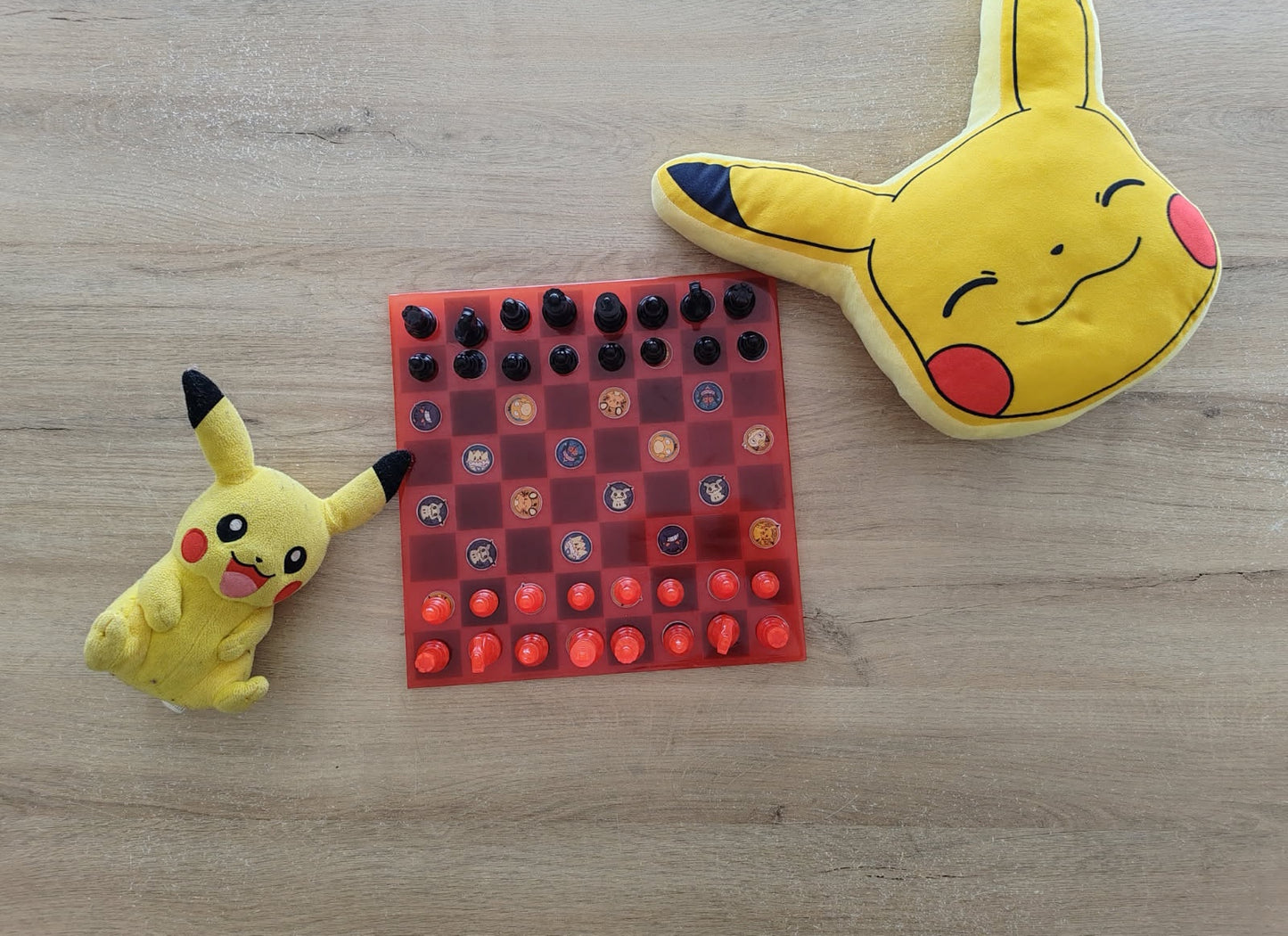 échiquier en résine époxy