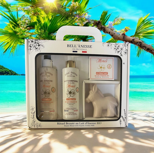 Coffret Cadeau Monoï au Lait d’Ânesse