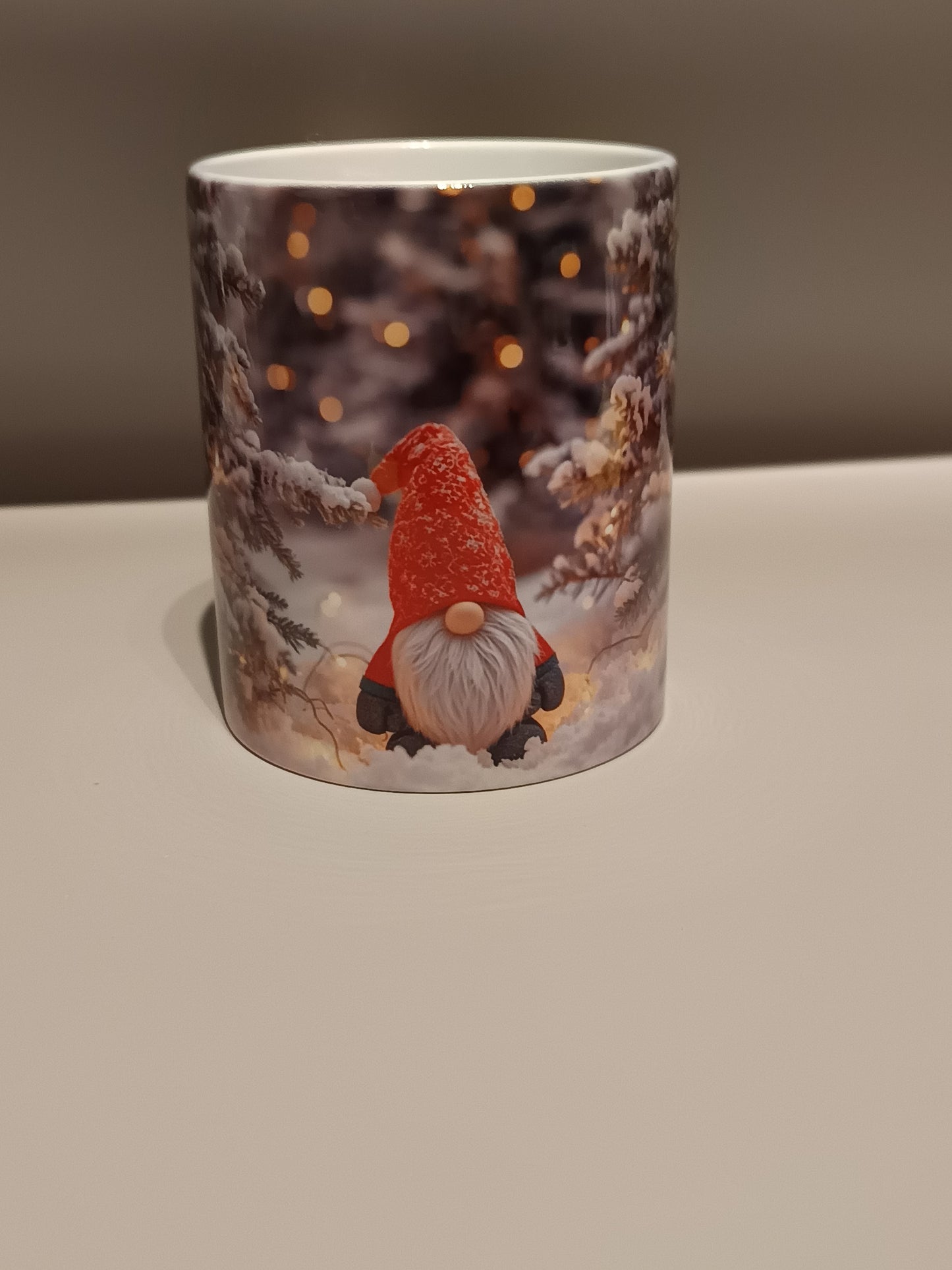 Mug Gnome dans la neige