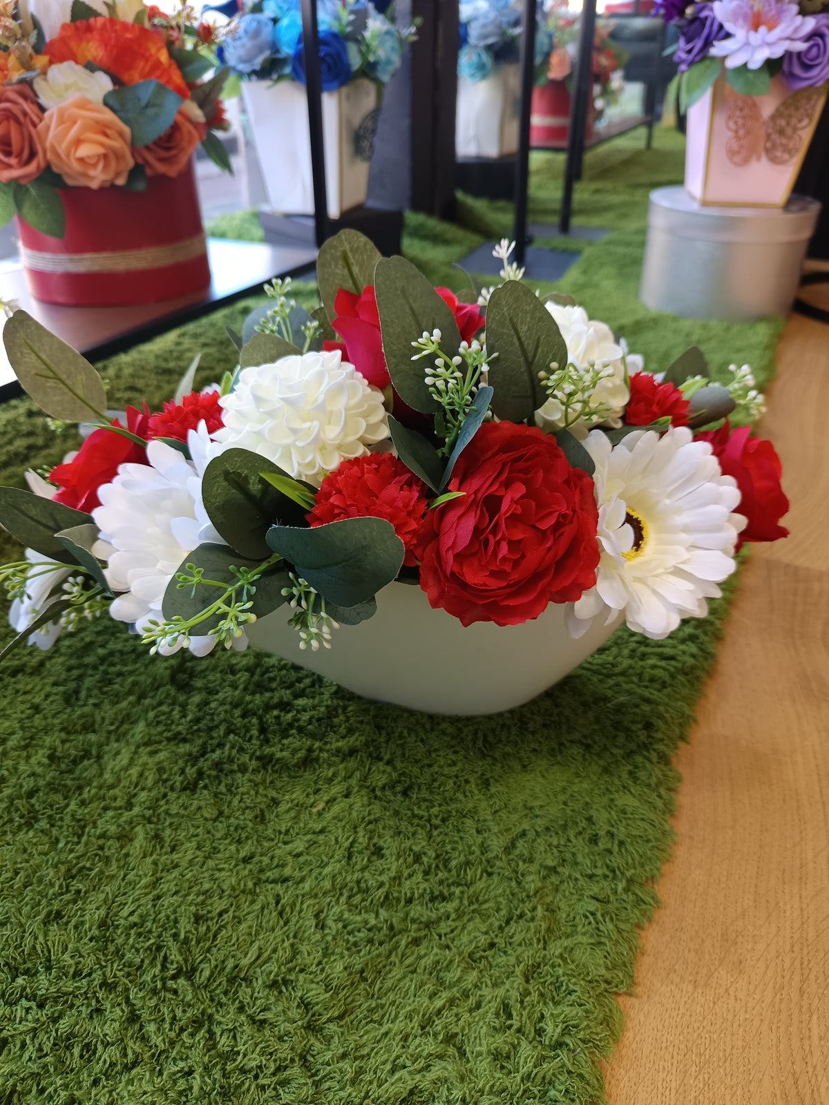 Compo rouge et blanche