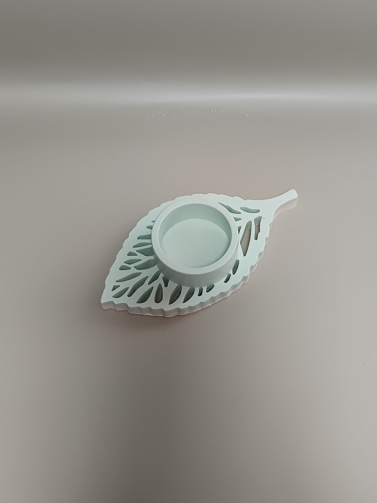 Bougeoir feuille